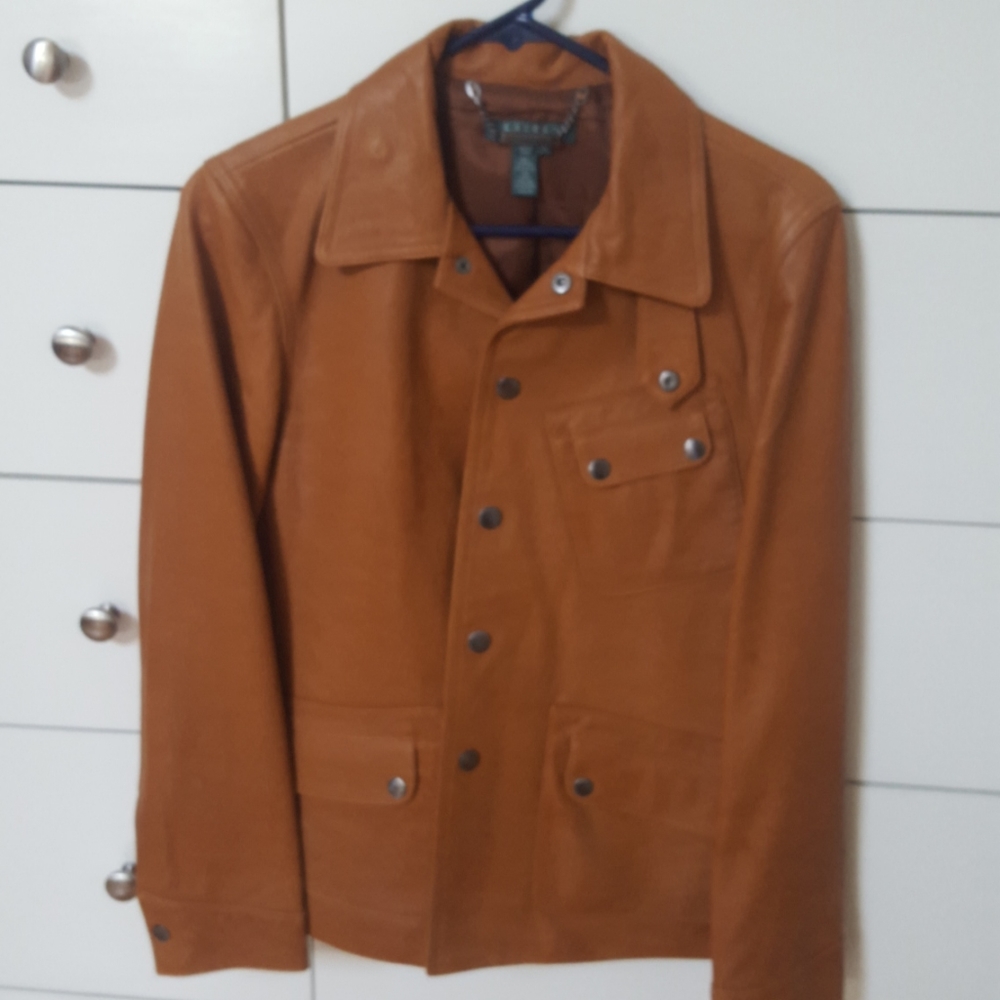 NWT, Ralph Lauren Leather jacket